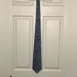 Free Man men’s neck tie blue/ silver OS